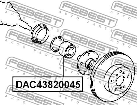 Wheel Bearing DAC43820045 - image 2