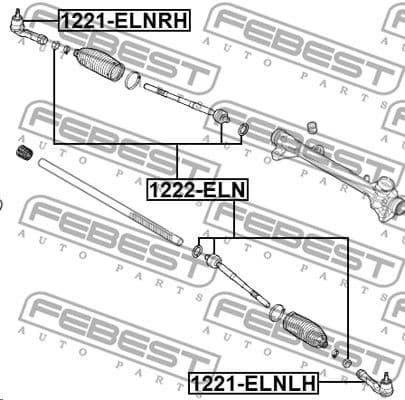 Tie Rod End 1221-ELNRH - image 2