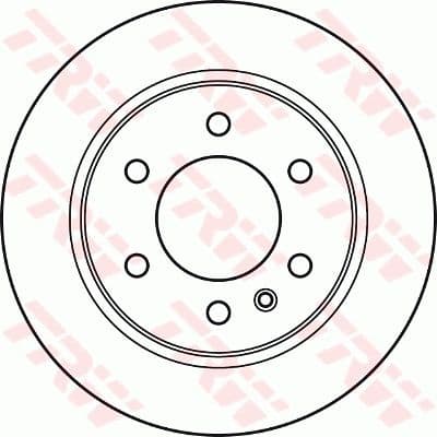 Brake disc, 1pcs REAR, Top Quality DF4823S - image 2