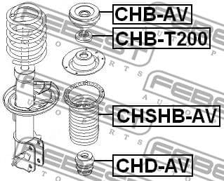 Protective Cap/Bellow, shock absorber CHSHB-AV - image 2