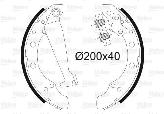 Brake Shoe Set 562080