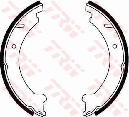 Brake Shoe Set, parking brake GS8599 - image 2