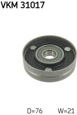 Deflection/Guide Pulley, V-ribbed belt VKM 31017 - image 2