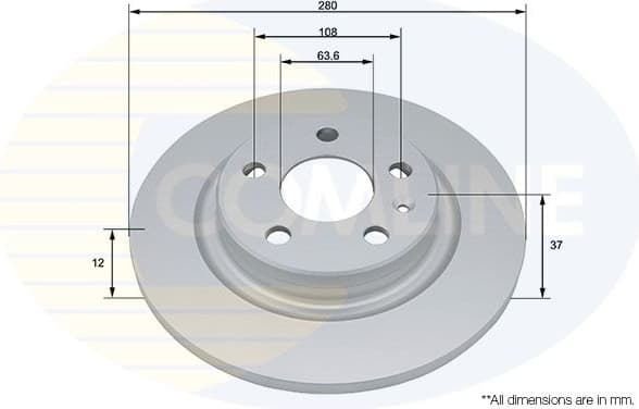 Brake Disc COATED ADC4062 - image 2