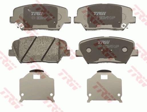 Brake Pad Set, disc brake COTEC GDB3549 - image 4