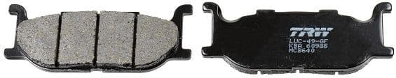Brake Pad Set, disc brake Organic Allround MCB640 - image 2