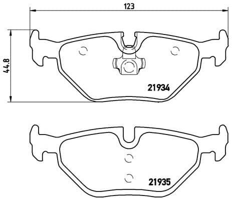 Brake Pad Set, disc brake PRIME LINE P 71 006