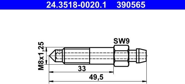 Breather Screw/Valve 24.3518-0020.1