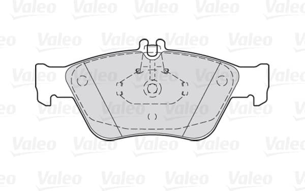 Brake Pad Set, disc brake ESSENTIAL 301357