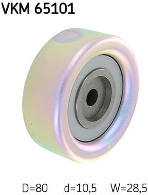 Deflection/Guide Pulley, V-ribbed belt VKM65101