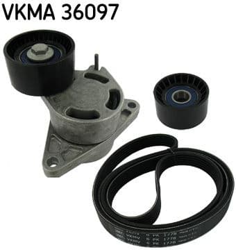V-ribbed Belt Set VKMA 36097 - image 2