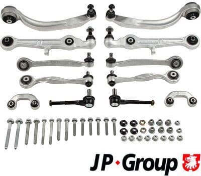 Control/Trailing Arm Kit, wheel suspension JP 1140108510