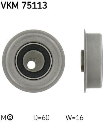 Tensioner Pulley, timing belt VKM 75113 - image 2