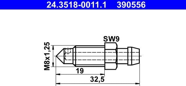 Breather Screw/Valve 24.3518-0011.1