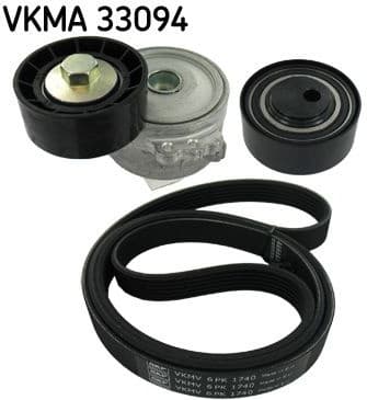V-ribbed Belt Set VKMA 33094 - image 2