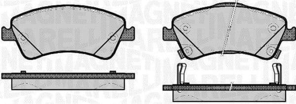 Brake Pad Set, disc brake 363916060665