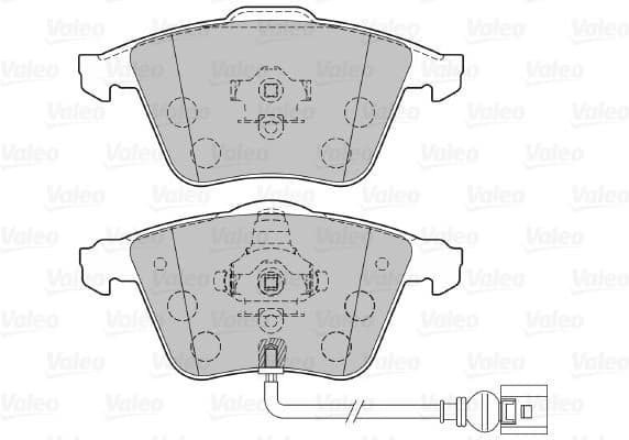 Brake Pad Set, disc brake ESSENTIAL 301863 - image 2