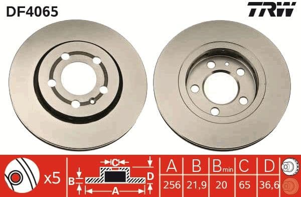 Brake Disc DF4065 - image 3