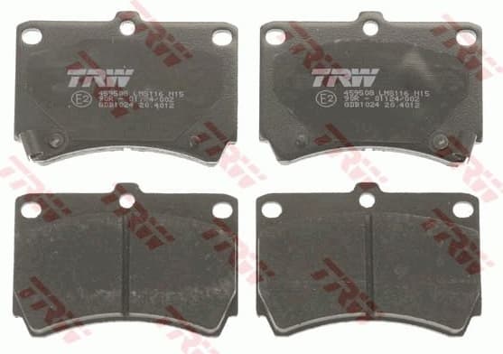 Brake Pad Set, disc brake COTEC GDB1024 - image 4