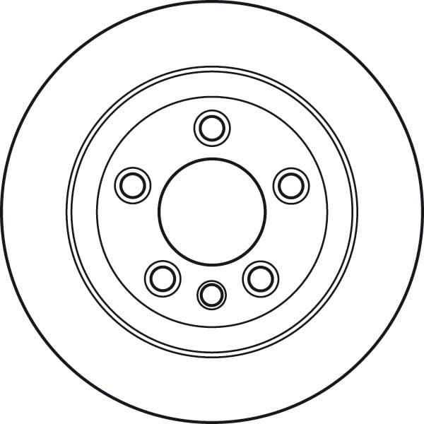 Brake disc, 1pcs FRONT, Top Quality DF4487S - image 2