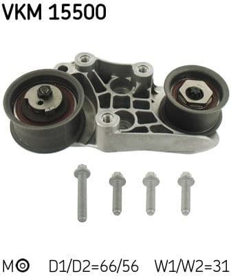 Tensioner Pulley, timing belt VKM 15500 - image 2