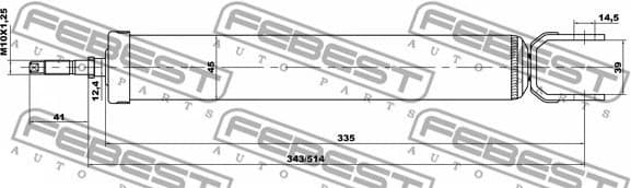 Shock Absorber 12650914R - image 2