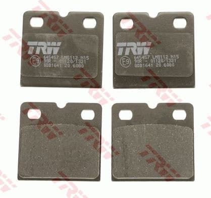 Brake Pad Set, disc parking brake COTEC GDB1641 - image 4
