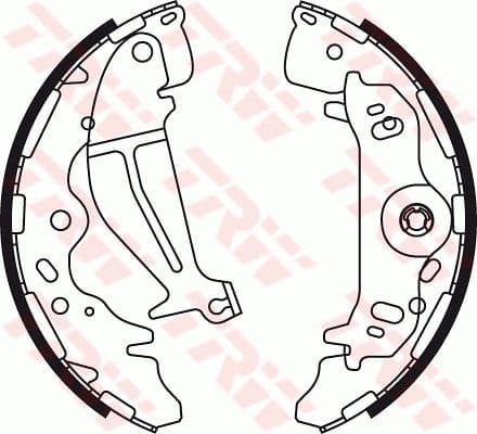 Brake Shoe Set GS8774 - image 2