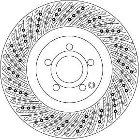 Brake Disc TRW SINGLE DF6775S - image 4