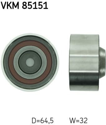 Deflection Pulley/Guide Pulley, timing belt VKM 85151 - image 2