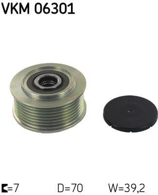 Alternator Freewheel Clutch VKM06301 - image 2