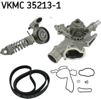 Water Pump + V-ribbed Belt Kit VKMC 35213-1 - image 2