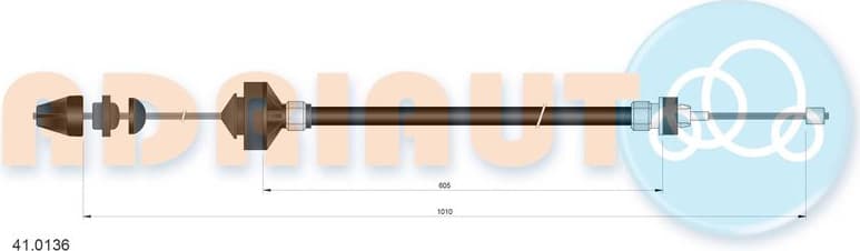 Cable Pull, clutch control 41.0136 - image 2