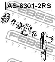Bearing AS-6301-2RS