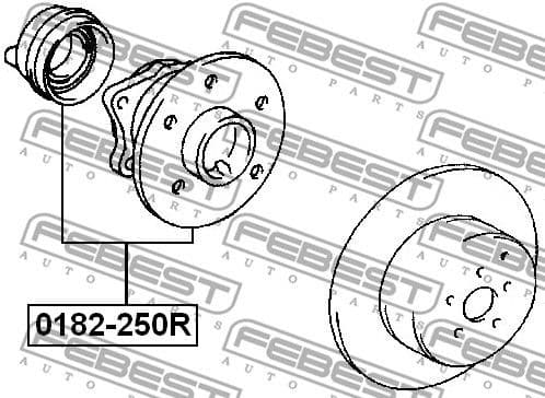 Wheel Hub 0182-250R - image 2