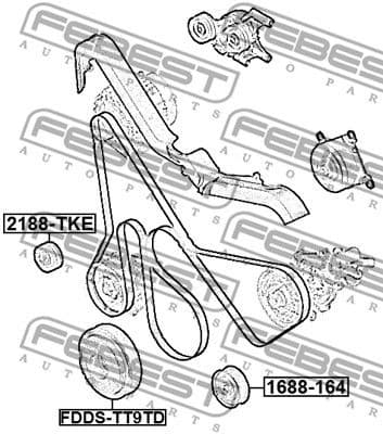 Belt Pulley, crankshaft FDDS-TT9TD - image 2
