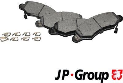 Brake Pad Set, disc brake JP 1263603010