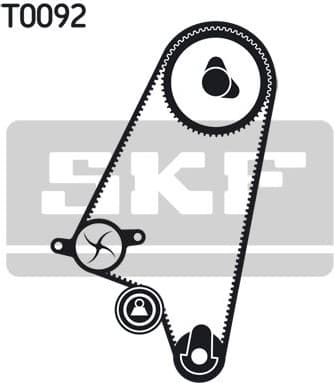 Water Pump & Timing Belt Kit VKMC 90008 - image 4