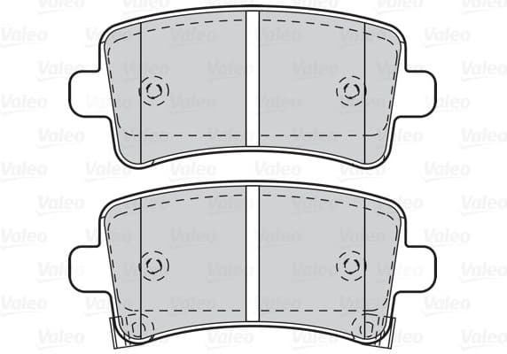 Brake Pad Set, disc brake ESSENTIAL 302120