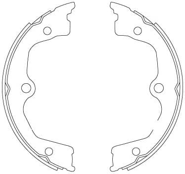 Brake Shoe Set, parking brake GS8821 - image 2