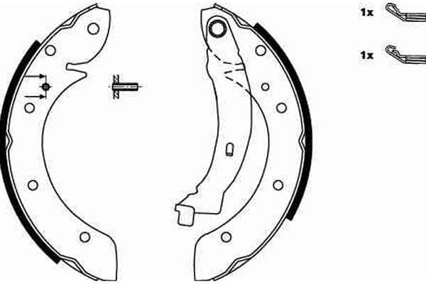 Brake Shoe Set GS8620 - image 3