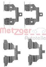 priedų komplektas, diskinių stabdžių trinkelės 109-1737