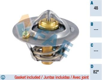 Thermostat, coolant 5323282