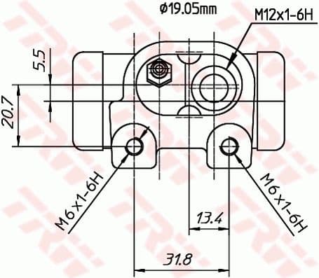 Wheel Brake Cylinder BWD307T - image 6