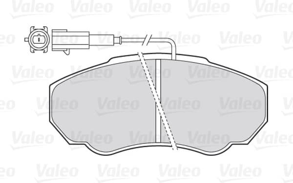 Brake Pad Set, disc brake ESSENTIAL 301568 - image 2