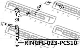 Seal Ring, injector RINGFL-023-PCS10 - image 2