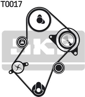 Water Pump & Timing Belt Kit VKMC 03240 - image 4