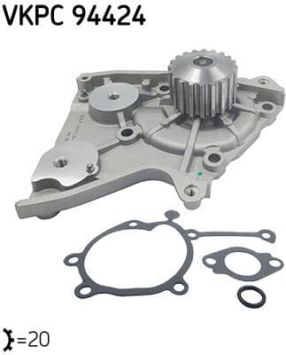 Water Pump, engine cooling VKPC 94424 - image 2