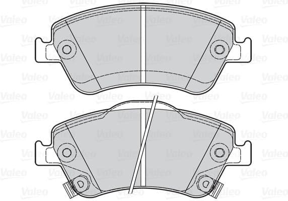 Brake Pad Set, disc brake ESSENTIAL 302115 - image 2