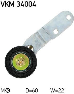 Belt Tensioner, V-ribbed belt VKM 34004 - image 2